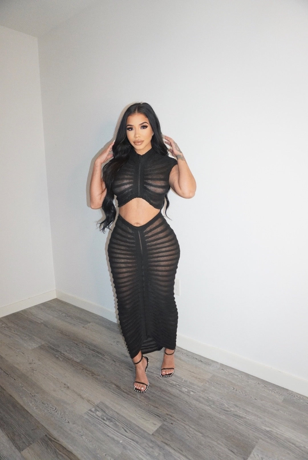 Kimberly - Two Piece Set (Black)