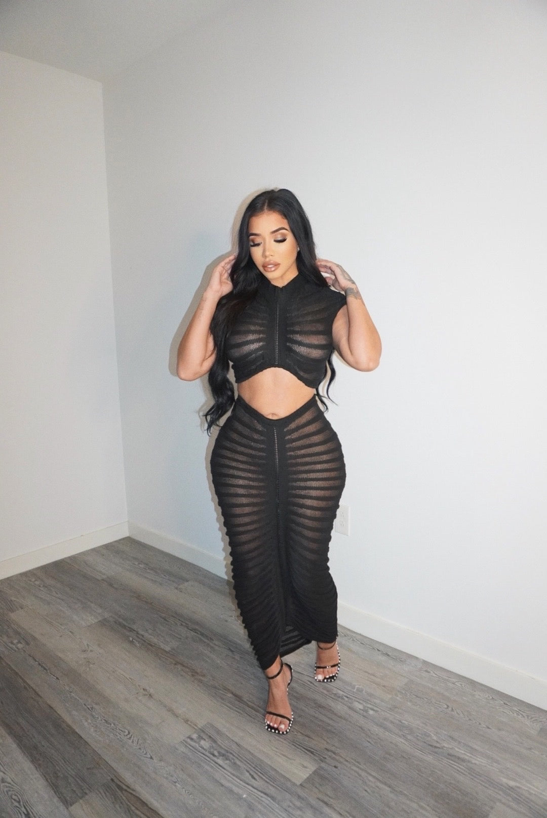 Kimberly - Two Piece Set (Black)