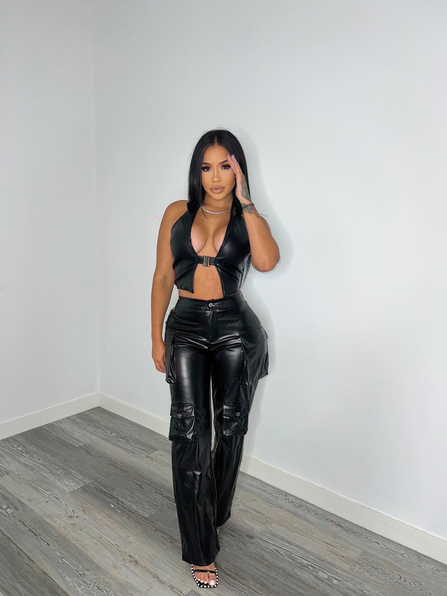 Applying Pressure - Leather Top